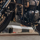 Genuine Royal Enfield Large Sump Guard – Black (Bear / Interceptor / GT 650)