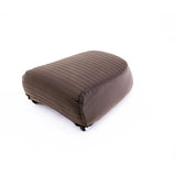 Brown Pleated Seat Cover Set - Meteor 350