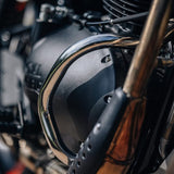 Genuine Royal Enfield Compact Engine Guards – Silver (Bear / Interceptor / GT 650)