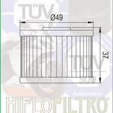 HIFLO Premium Oil Filter HF510 - Royal Enfield Himalayan 411 / 450 / Scram and Guerrilla