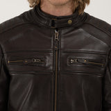Wakefield Leather Motorcycle Jacket (Armoured)